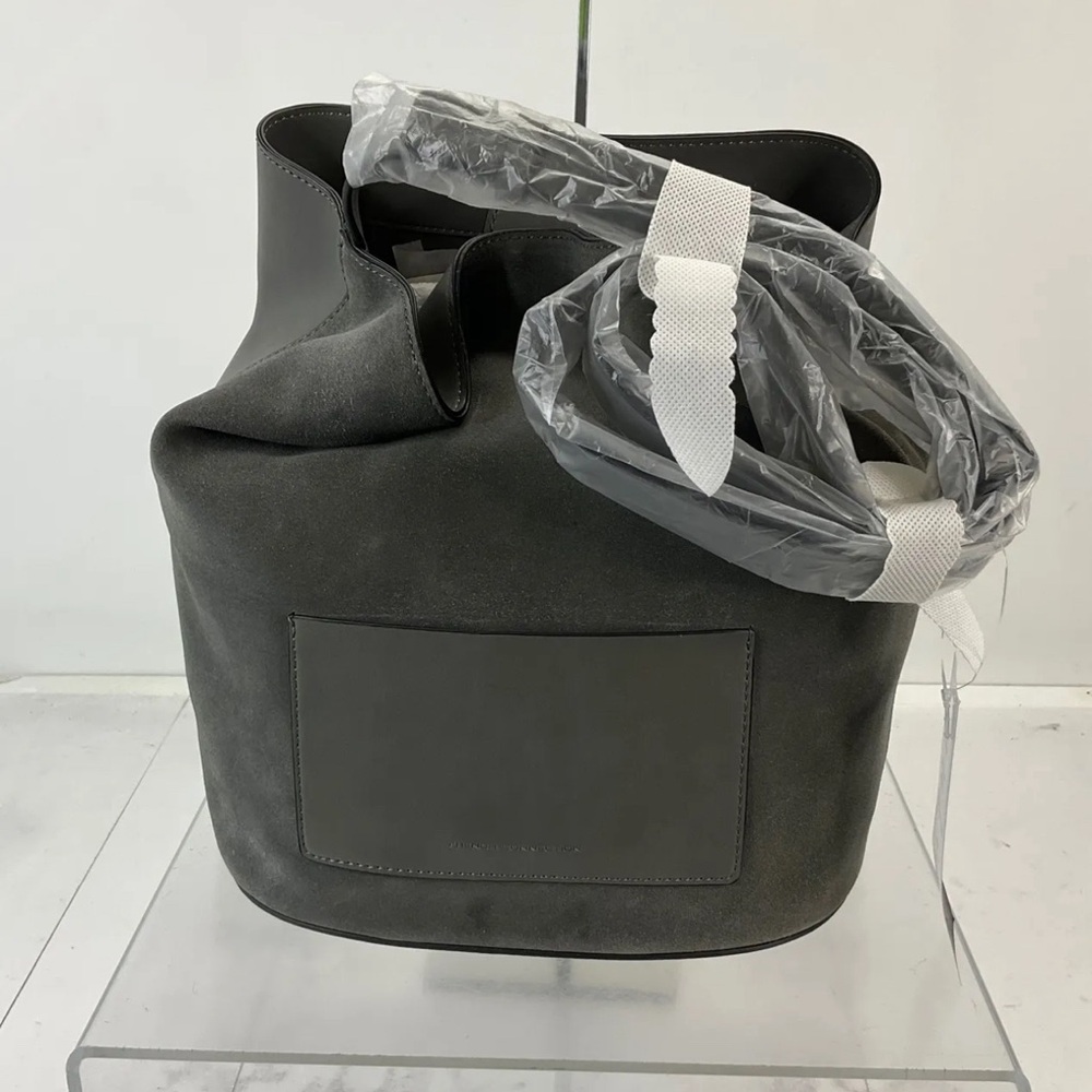 Stylish Gray Bucket Bag